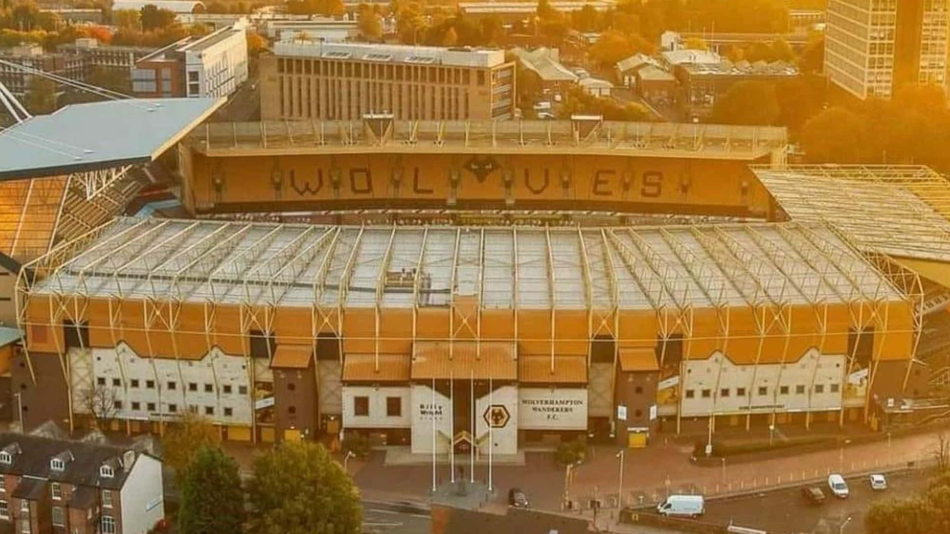 Vue Pittoresque De L'architecture Historique De Wolverhampton, Angleterre Fond d'écran