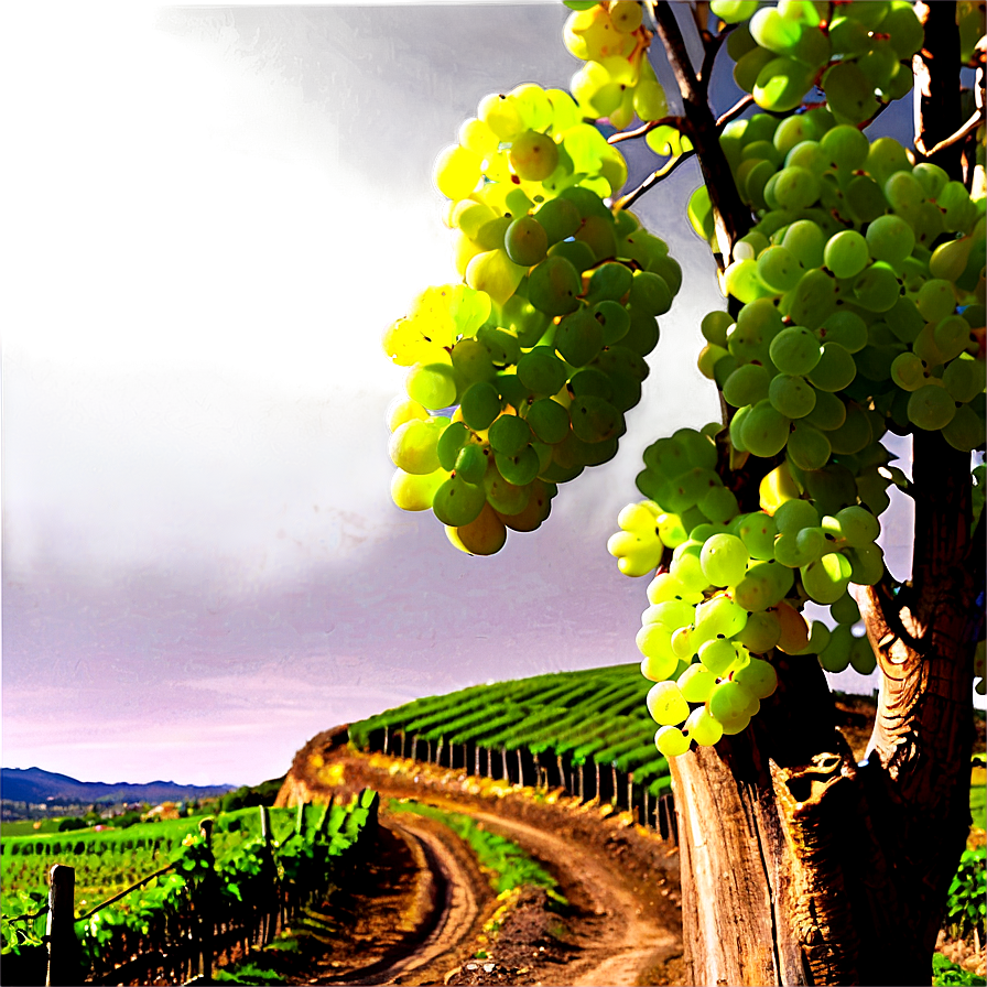 Picturesque Vineyard Path Png 06202024 PNG