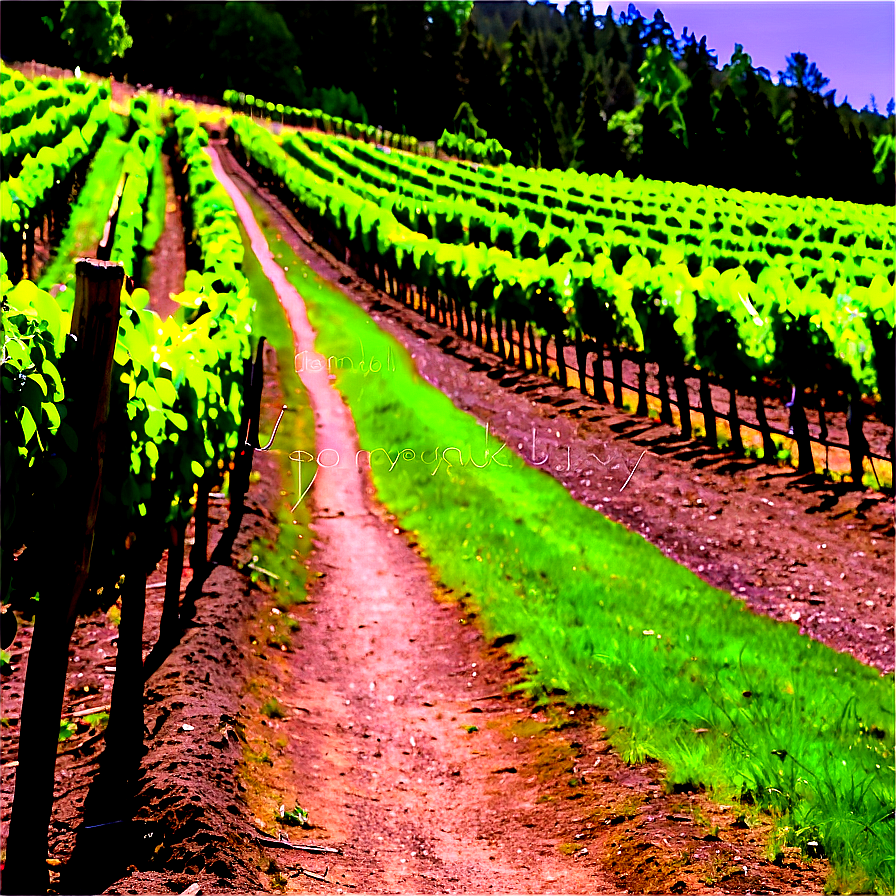 Picturesque Vineyard Path Png 72 PNG