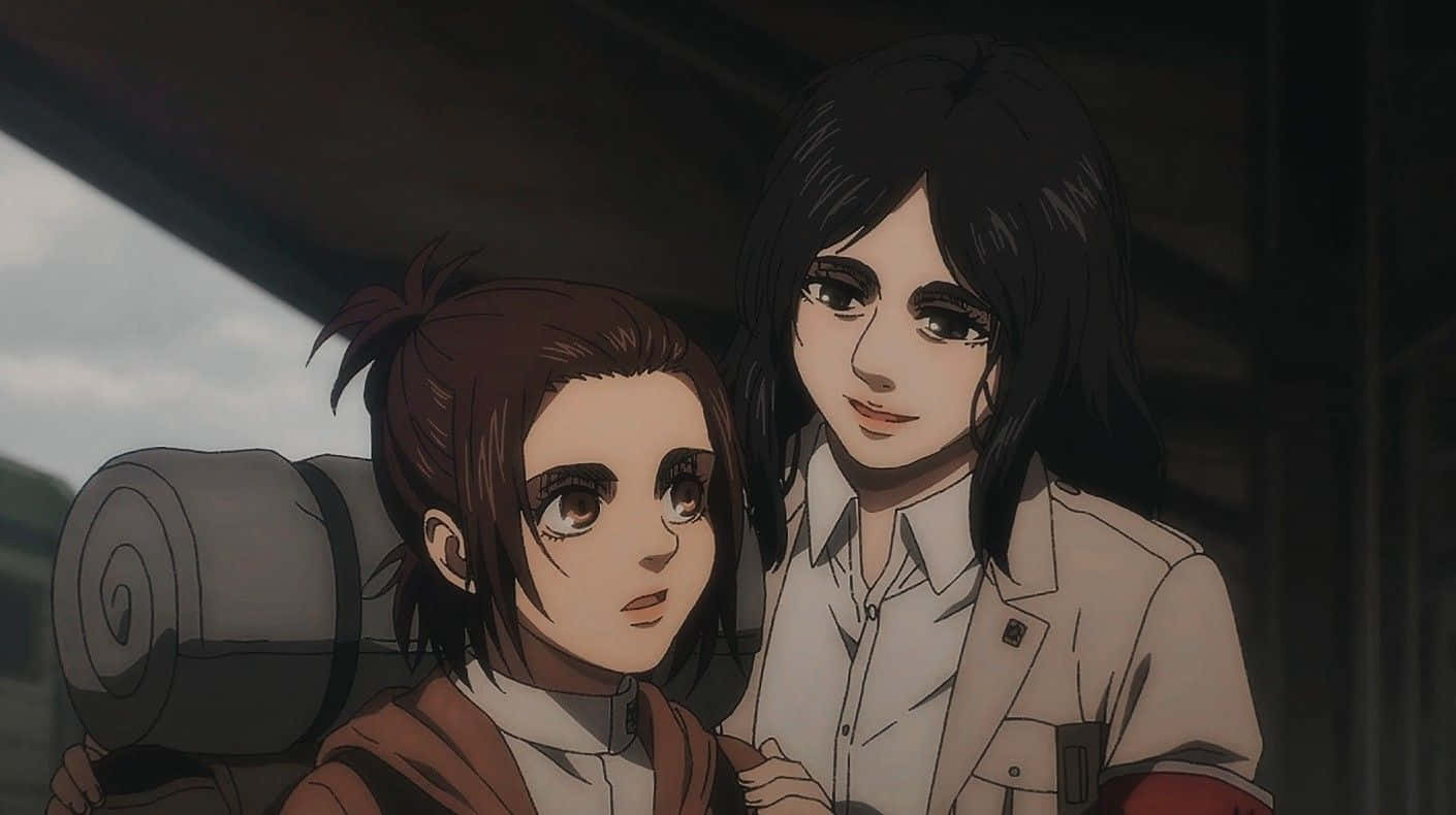 “Discover the Power of Pieck Finger” Wallpaper