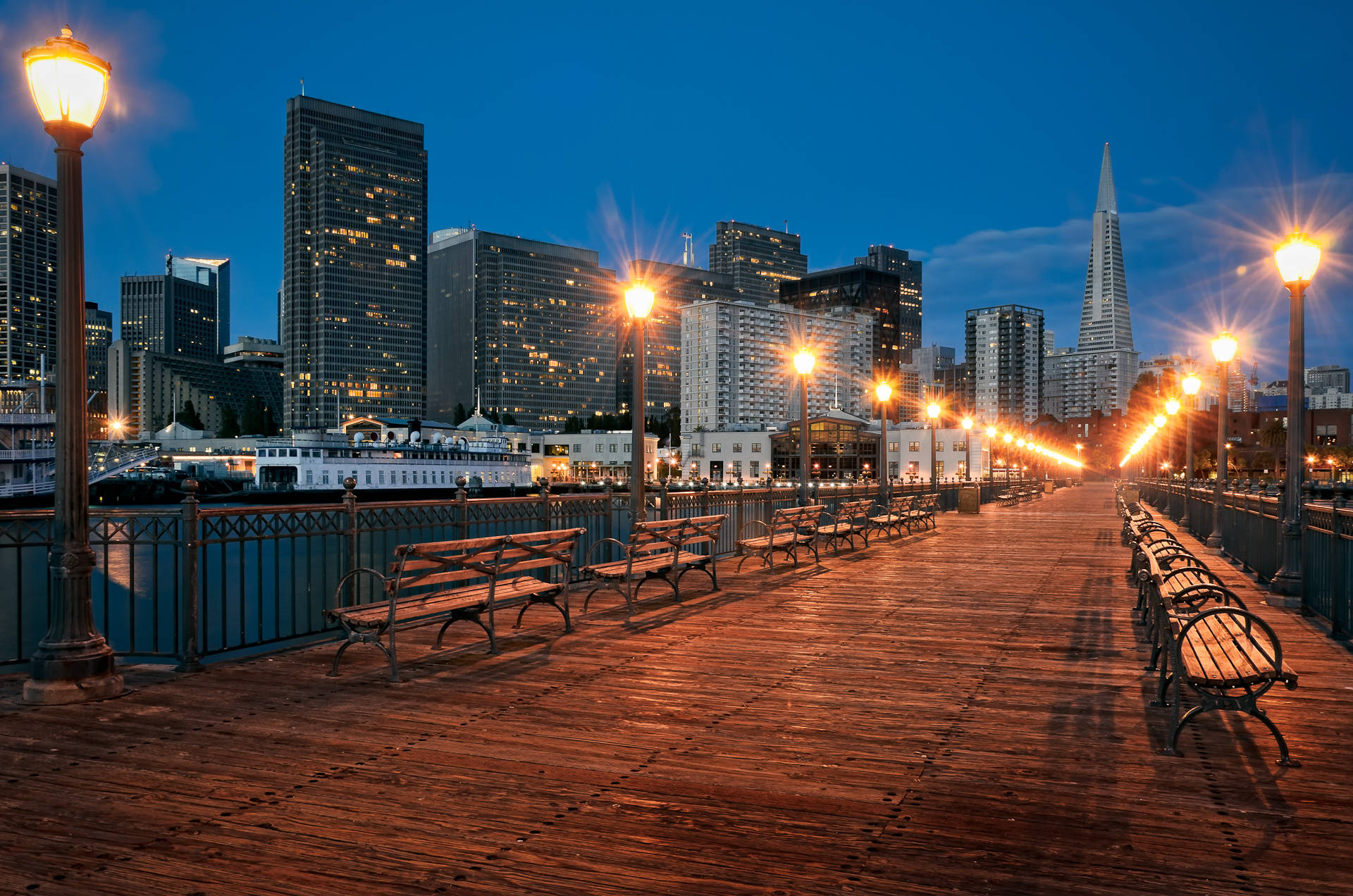 Pier 7 At Night San Francisco Photography Picture