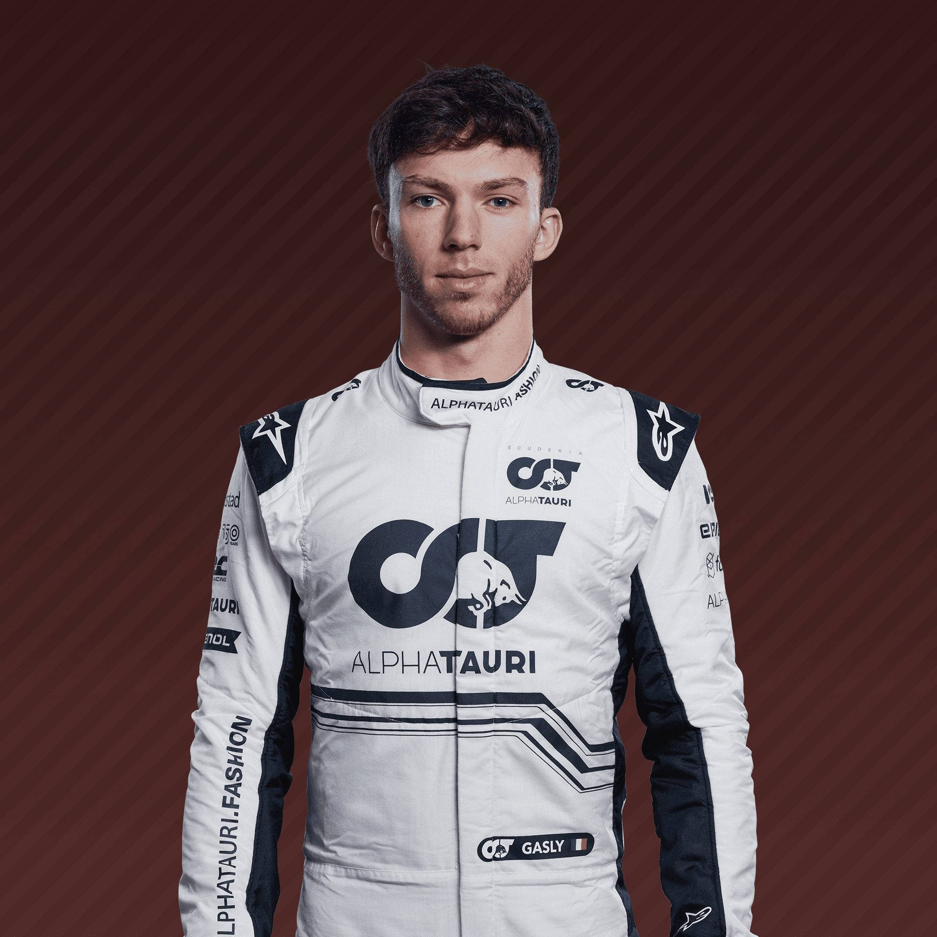 Pierre Gasly - A Determined Force in Formula One Wallpaper