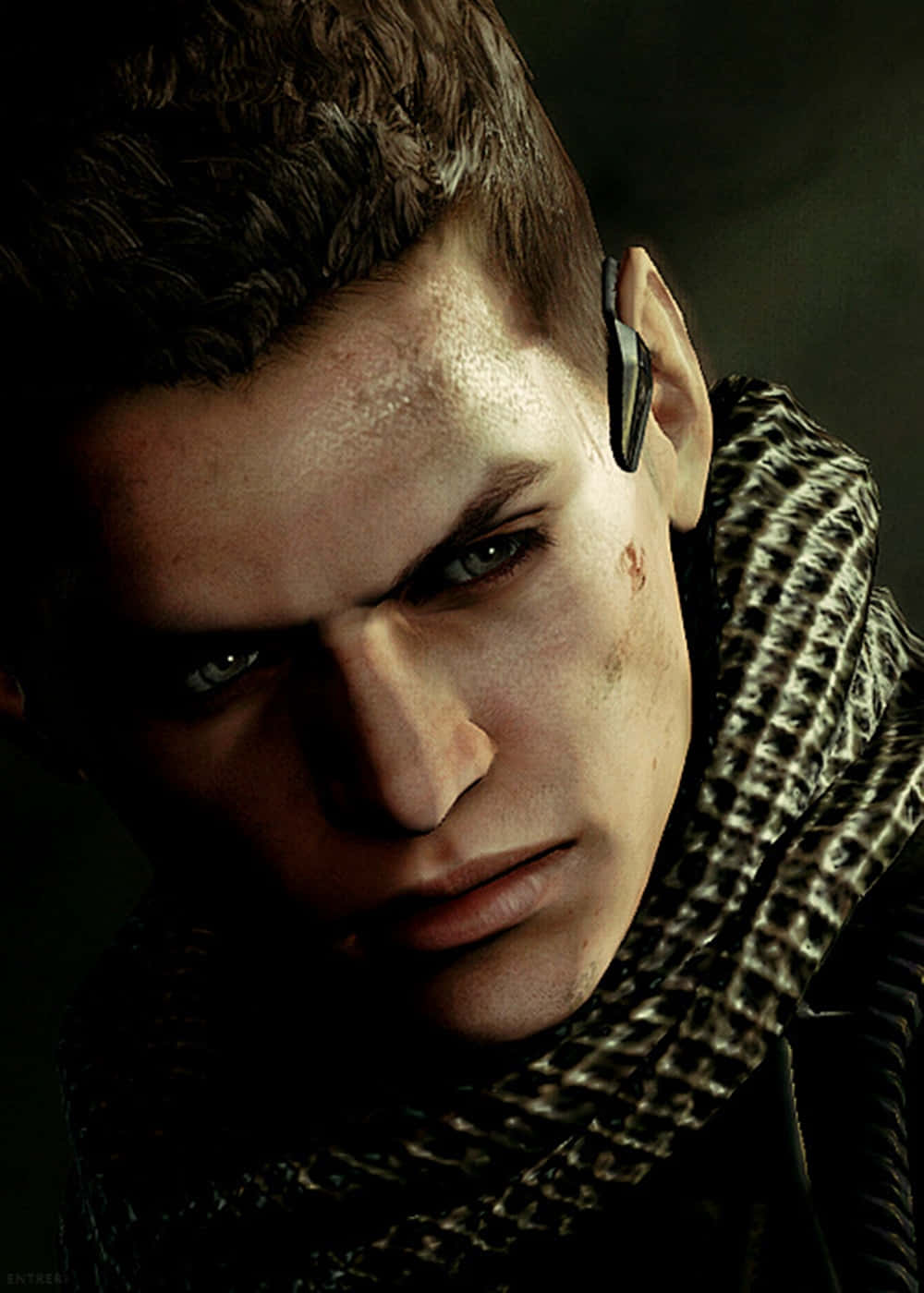 Piers Nivans From Resident Evil In A Dramatic Posture. Wallpaper