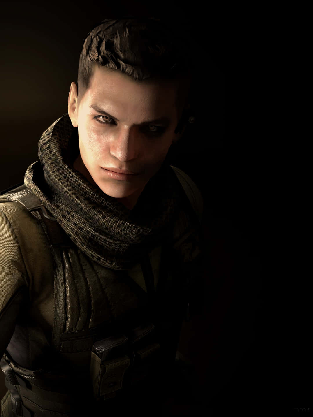 Piers Nivans, The Brave Soldier From Resident Evil, In A Full Action Mode. Wallpaper