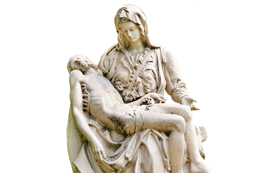 Pieta Statue Michelangelo PNG