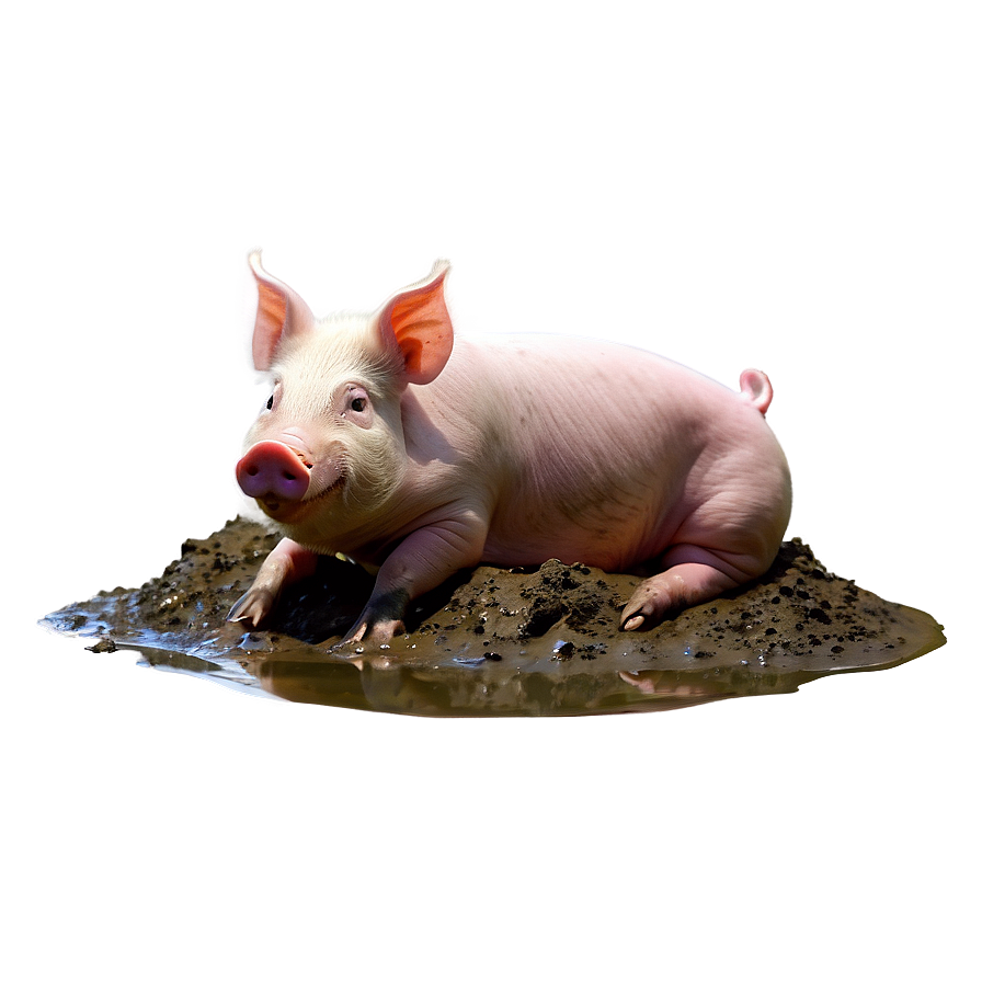 Download Pig In Mud Png 29 | Wallpapers.com