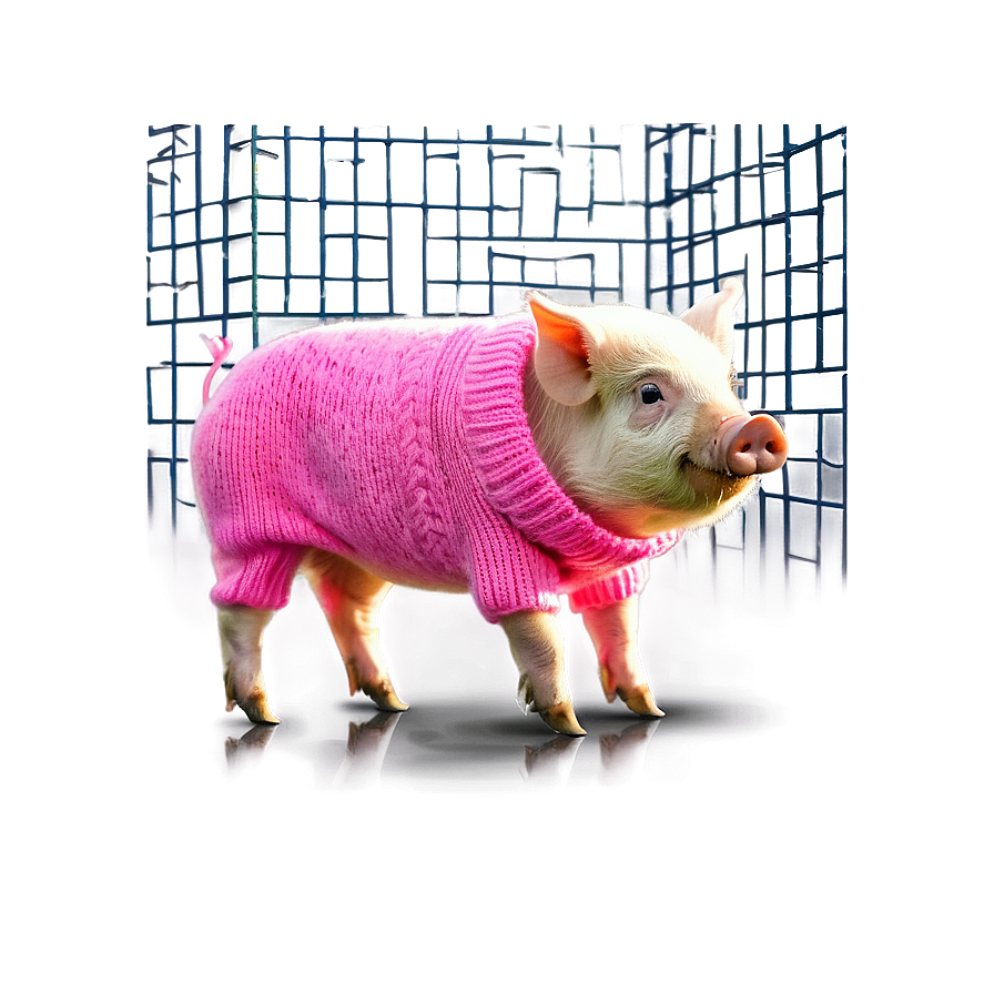 Pig In Sweater Png Uwx PNG