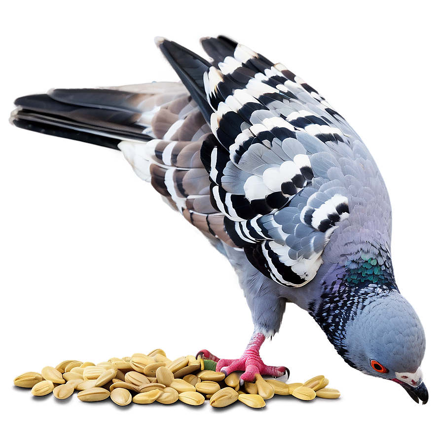 Download Pigeon Eating Seeds Png Ikd85 | Wallpapers.com