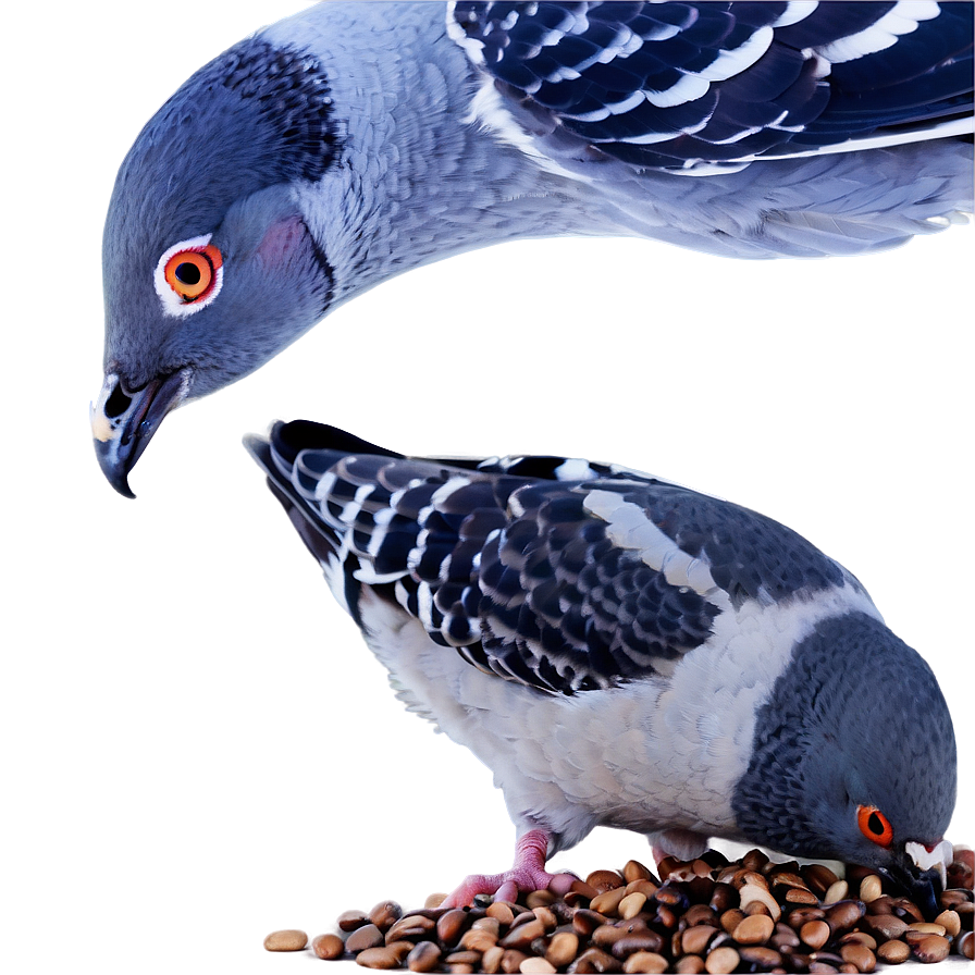 Download Pigeon Eating Seeds Png Upk61 | Wallpapers.com