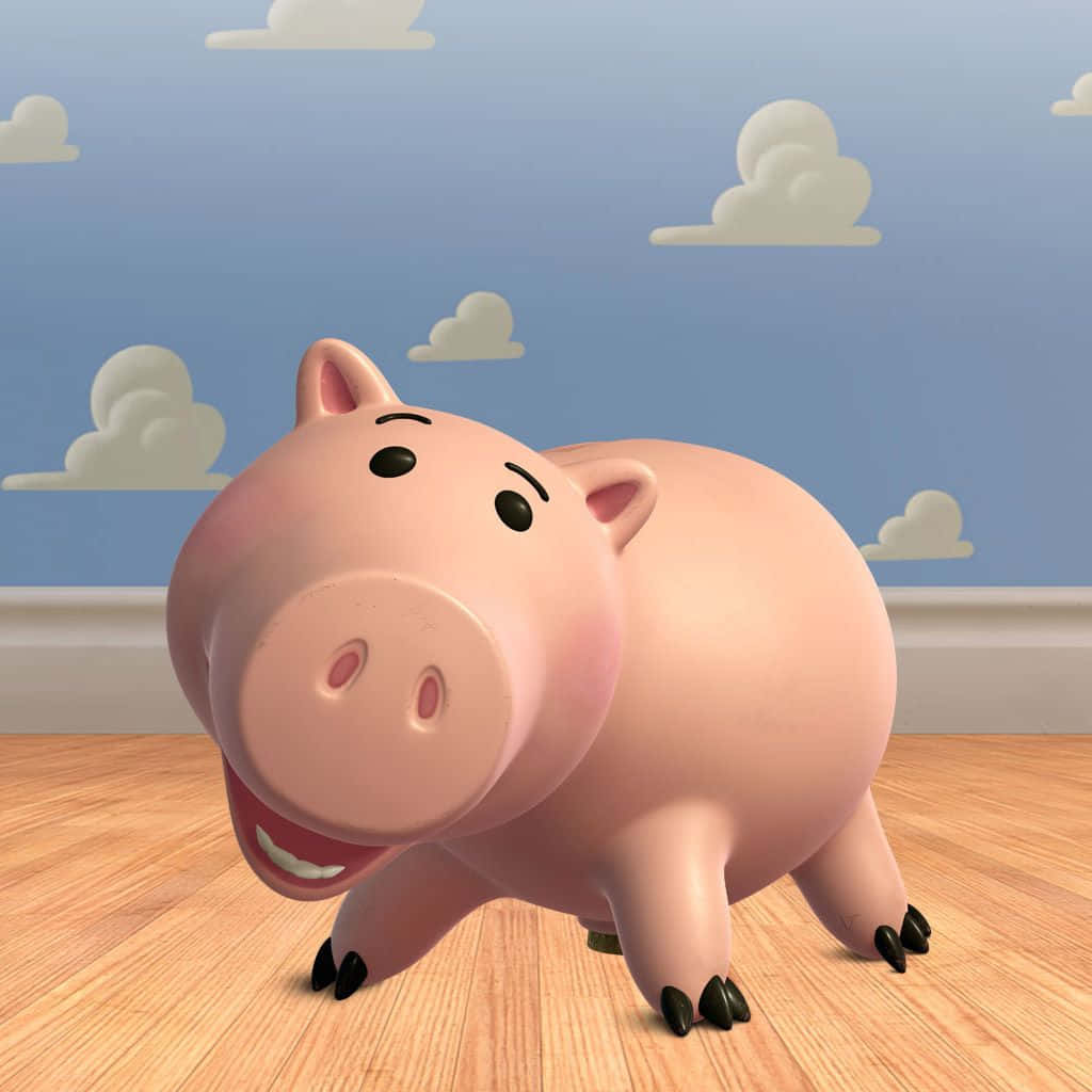 Here's a Little Pink Piggy Ready For You To Piggy Bank!
