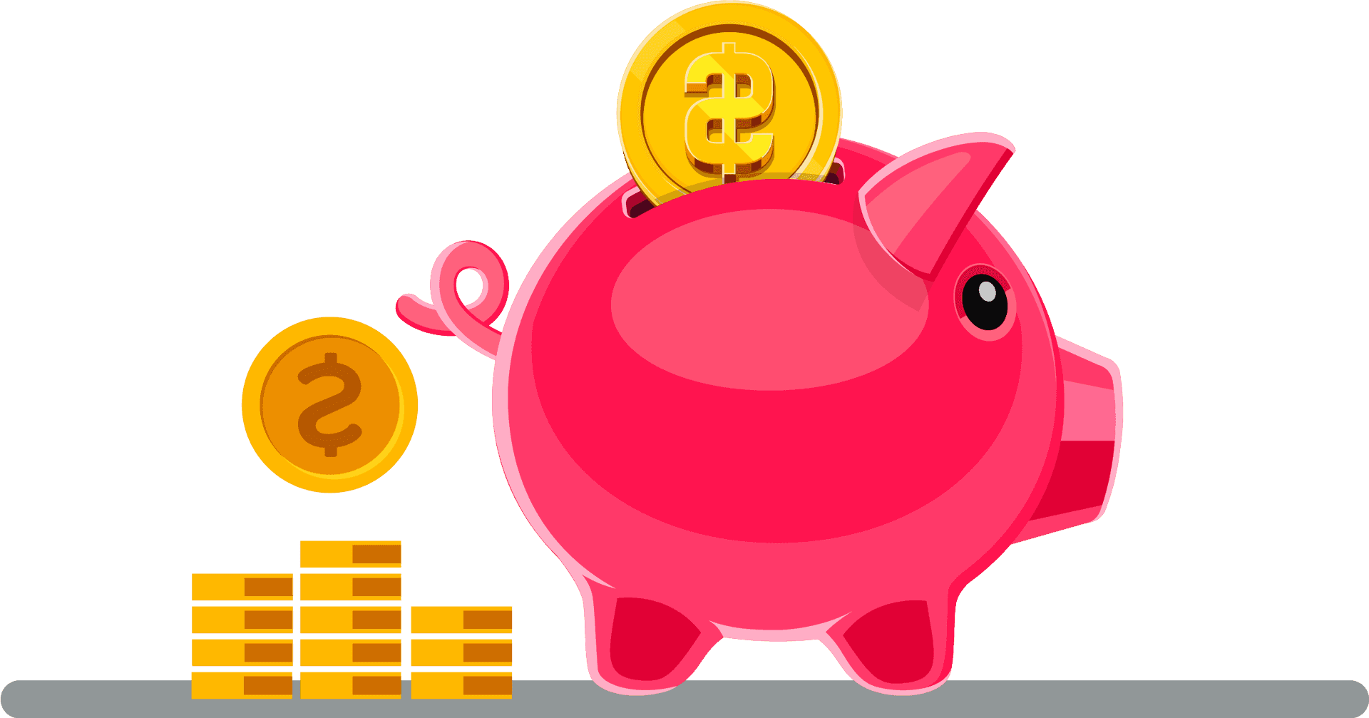 Piggy Bank Savings Concept PNG