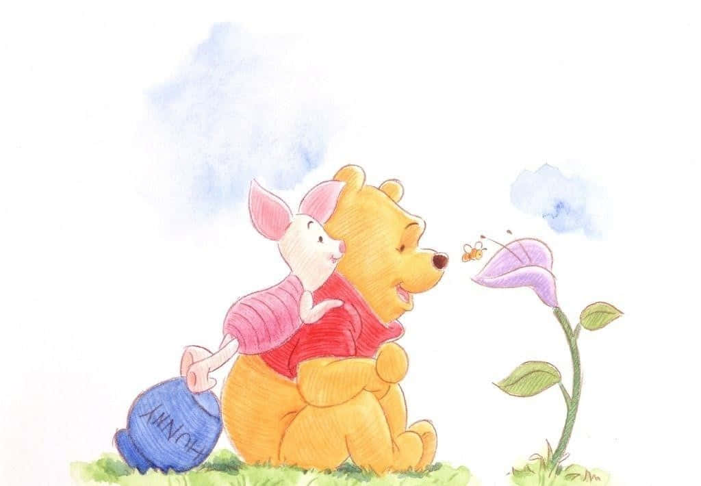Piglet is simply adorable. Wallpaper