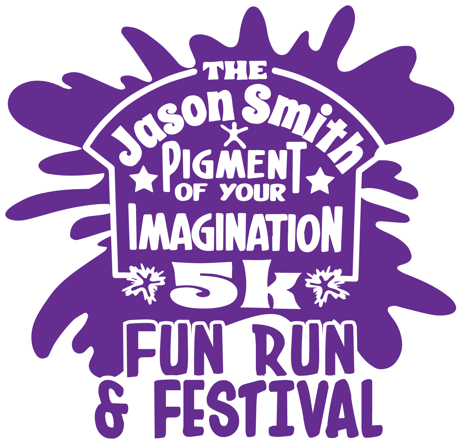 Pigment Imagination5 K Fun Run Festival Logo PNG