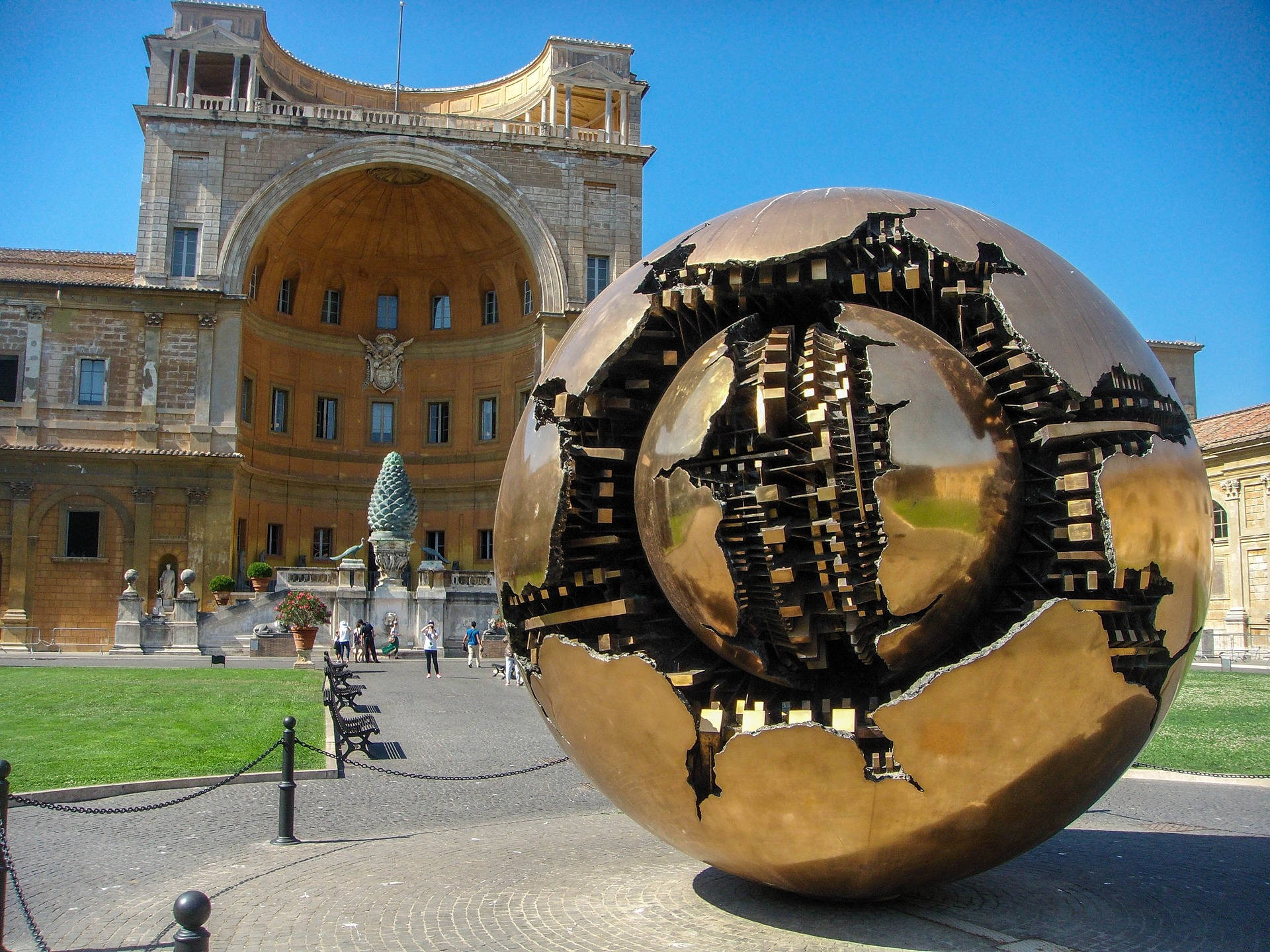 Pigna Courtyard In Vatican City Picture