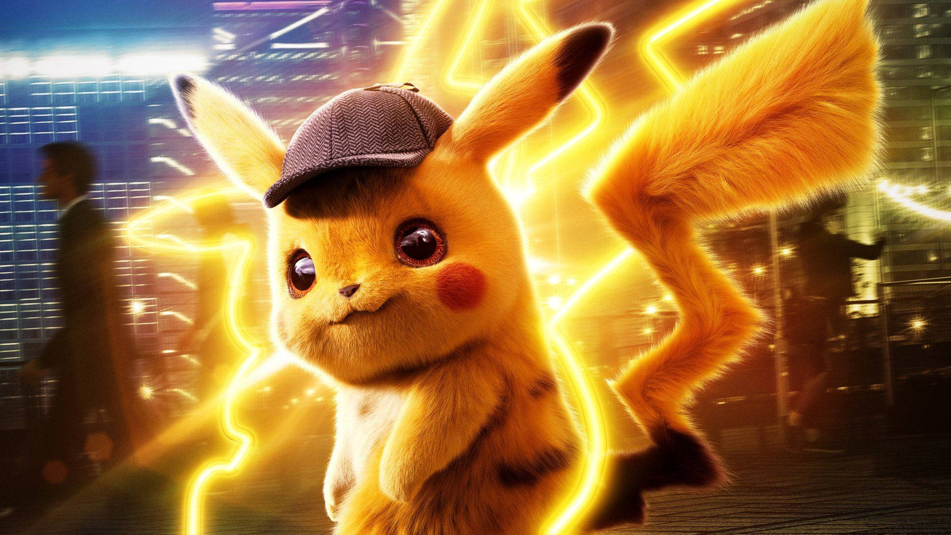 Pikachu 3d Sparkling With Electricity Wallpaper