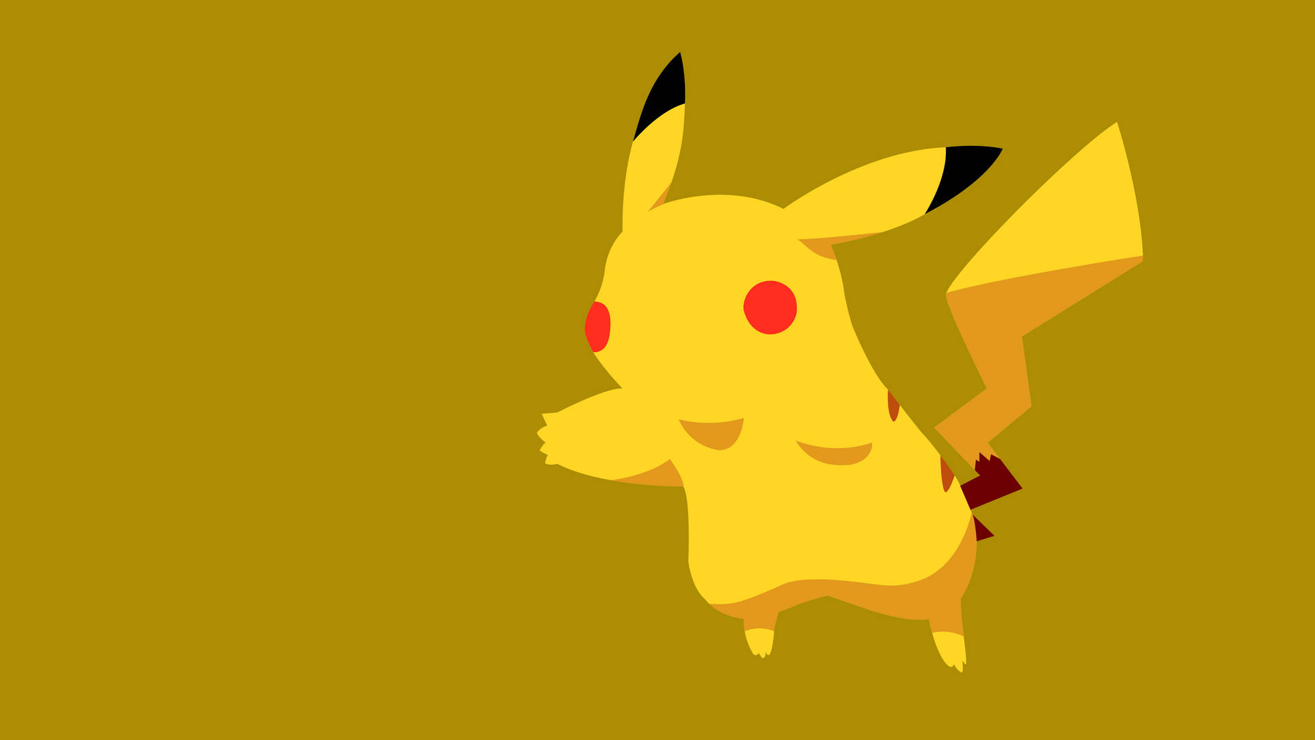 Pikachu 4k Leaping Vector Art Wallpaper