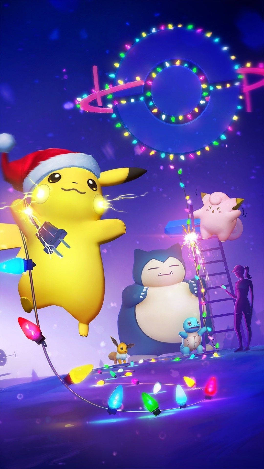 Pikachu And Friends Christmas Pokemon Iphone