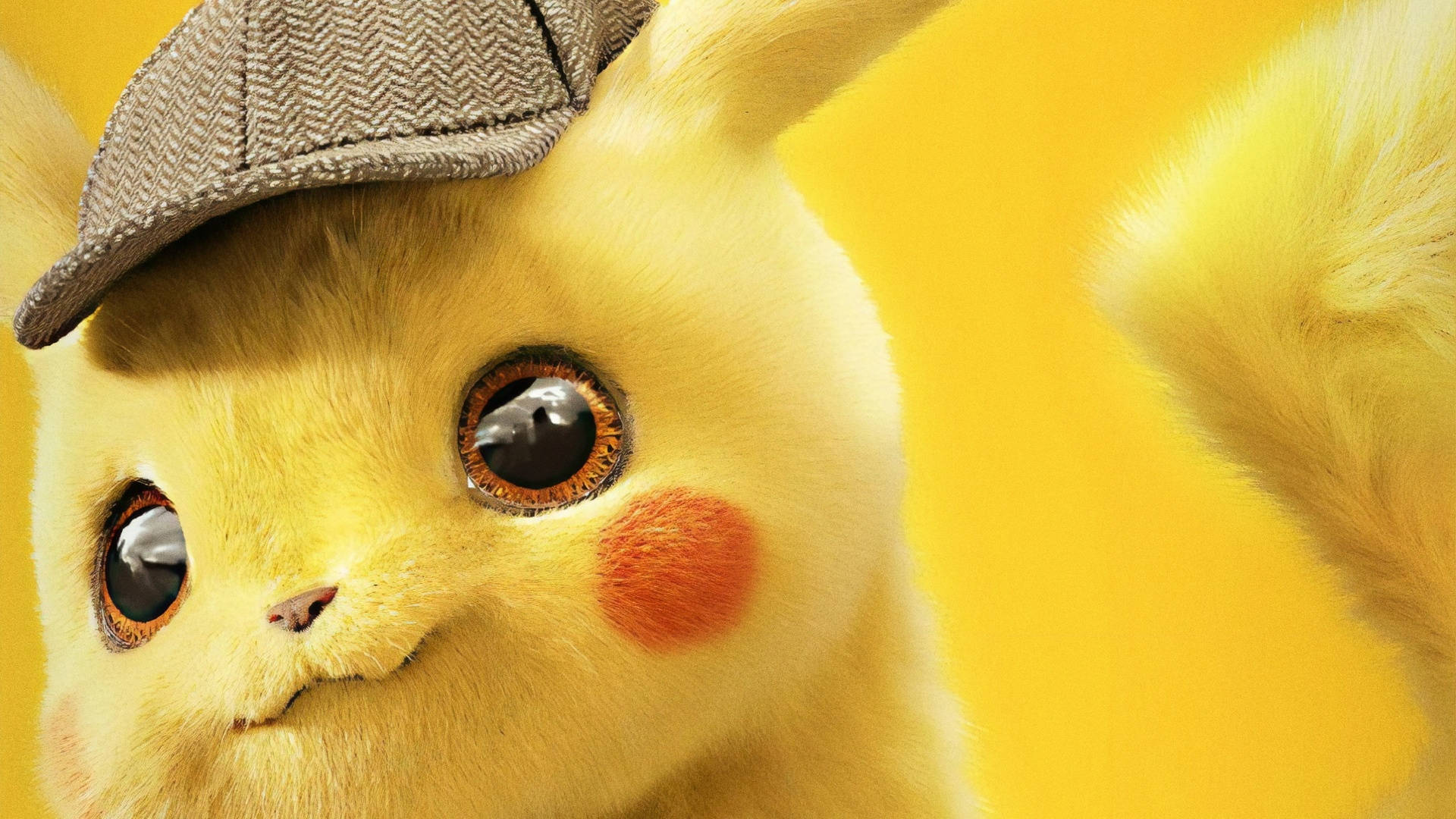 Pikachu Close Up Image Wallpaper