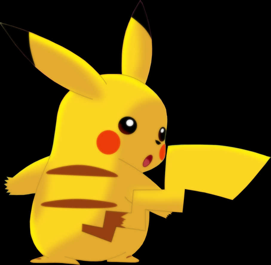 Pikachu Illustration PNG