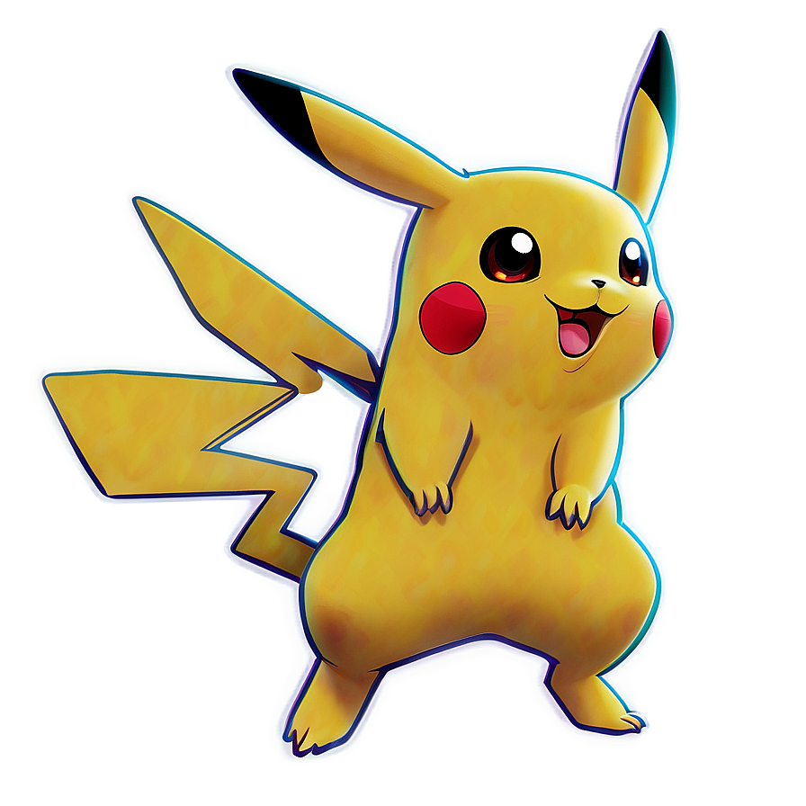 Pikachu Outline Png 05032024 PNG
