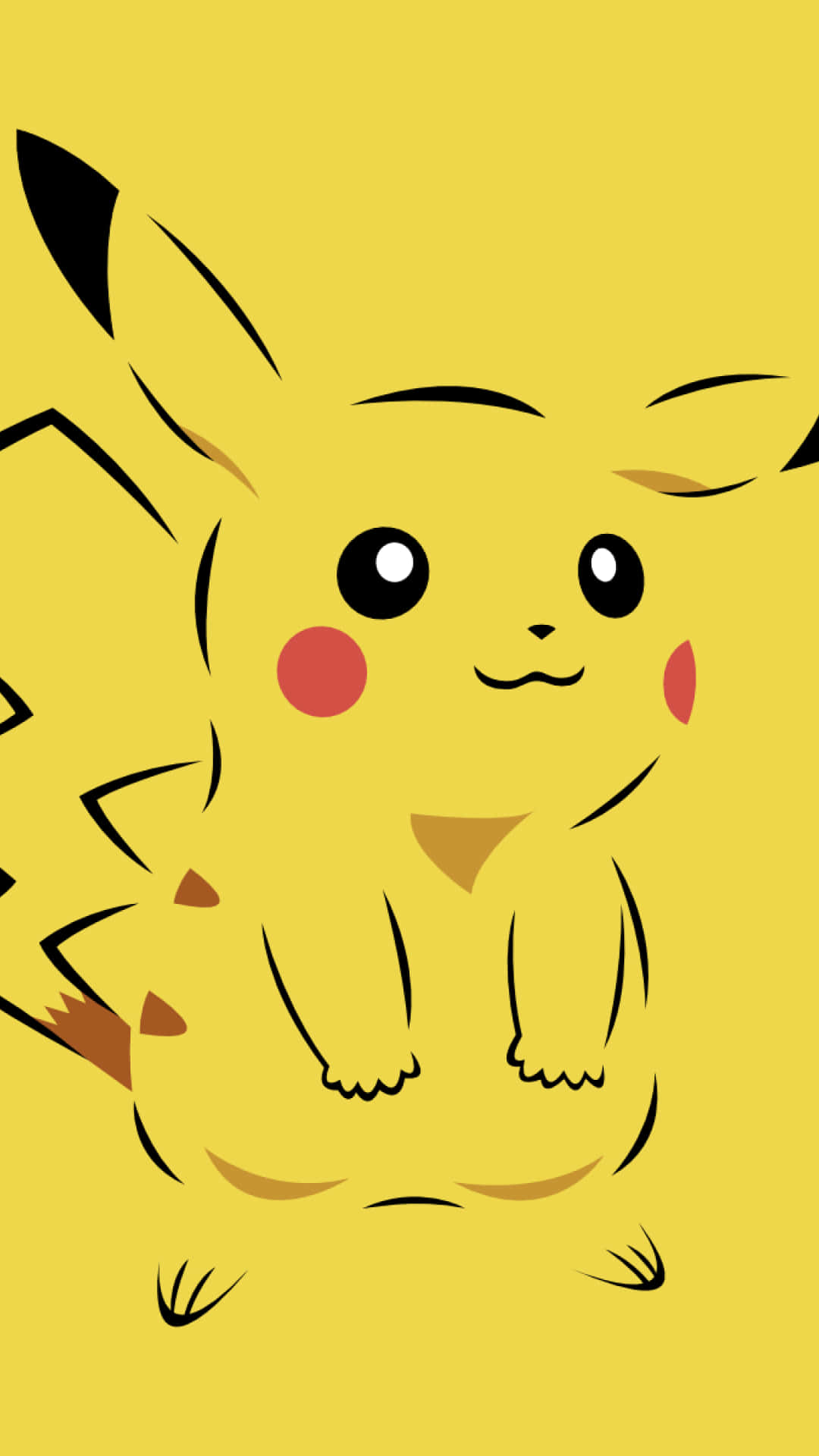 Pikachu Faded Art Picture