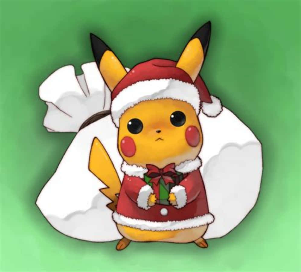 Imagende Pikachu De Santa Claus