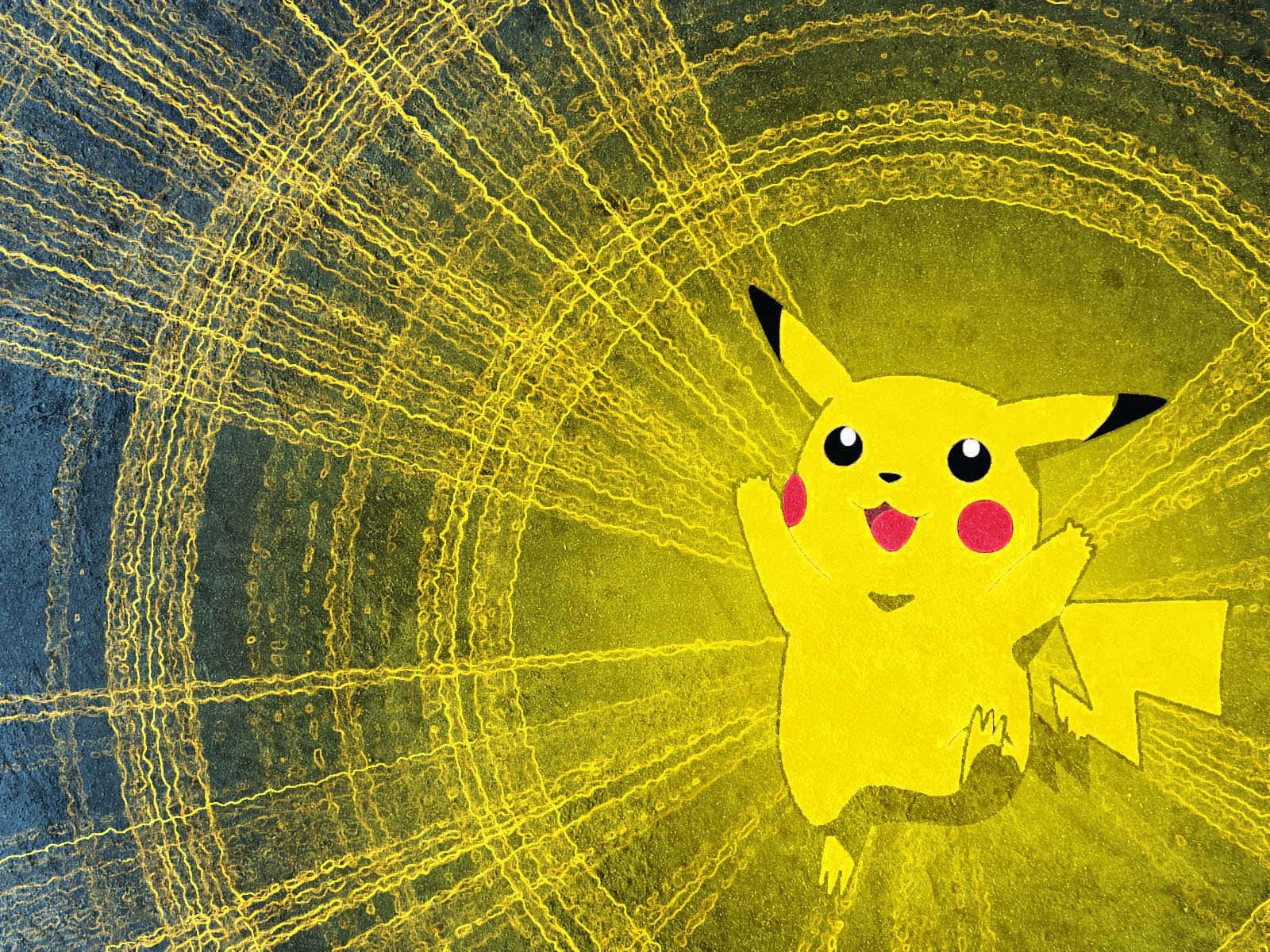 Pikachu Yellow Rays Picture