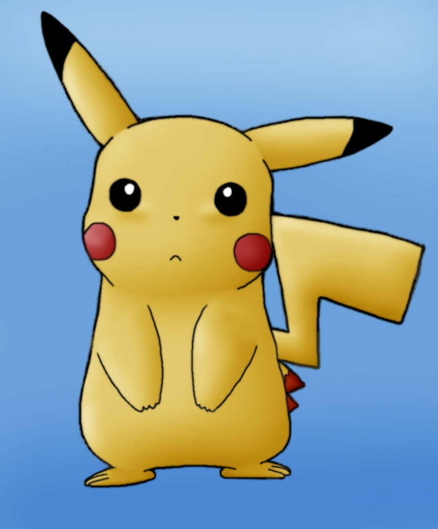 Imagemde Desenho Digital Do Pikachu.