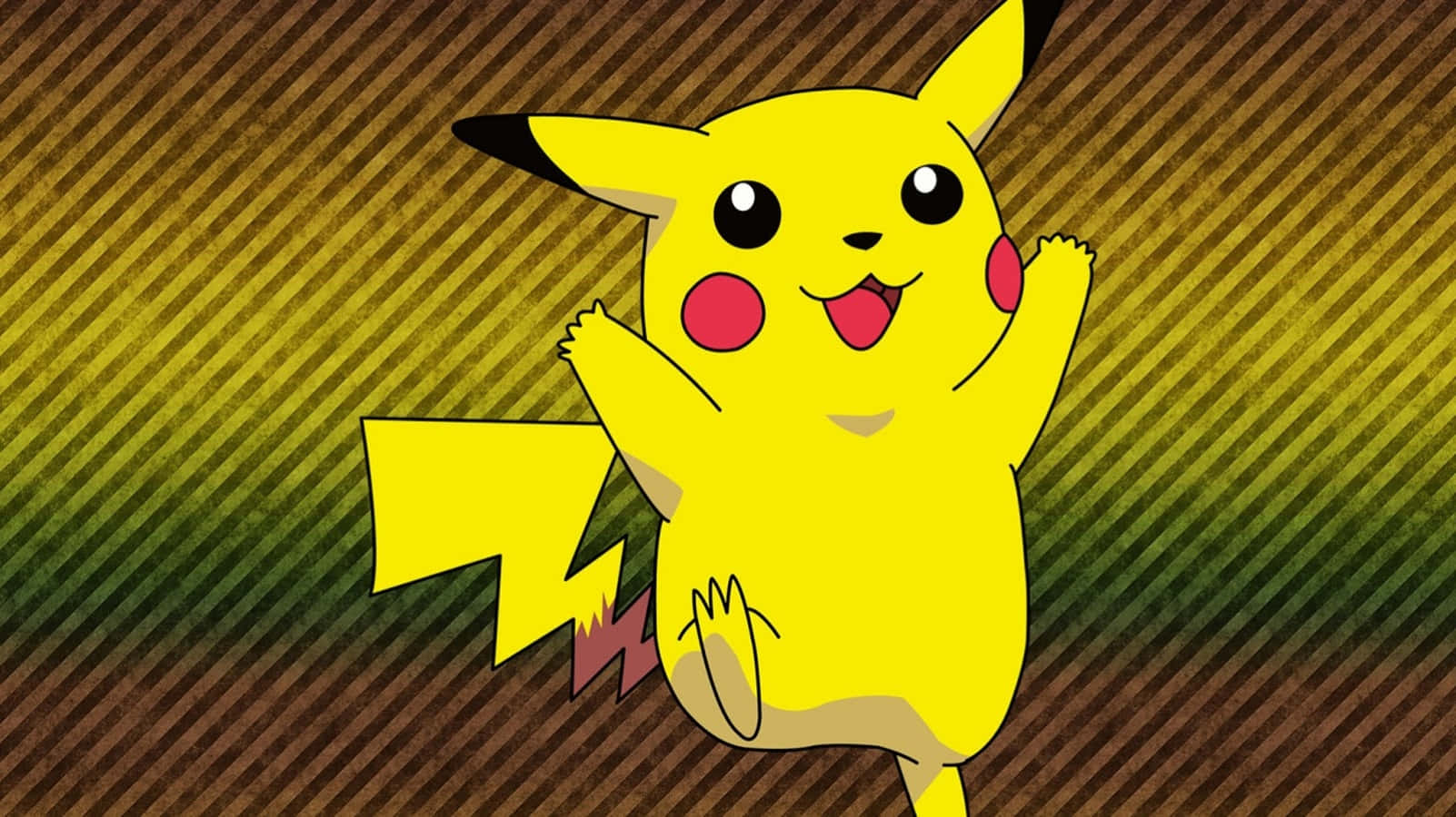 Pikachuauf Schrägen Streifenbild