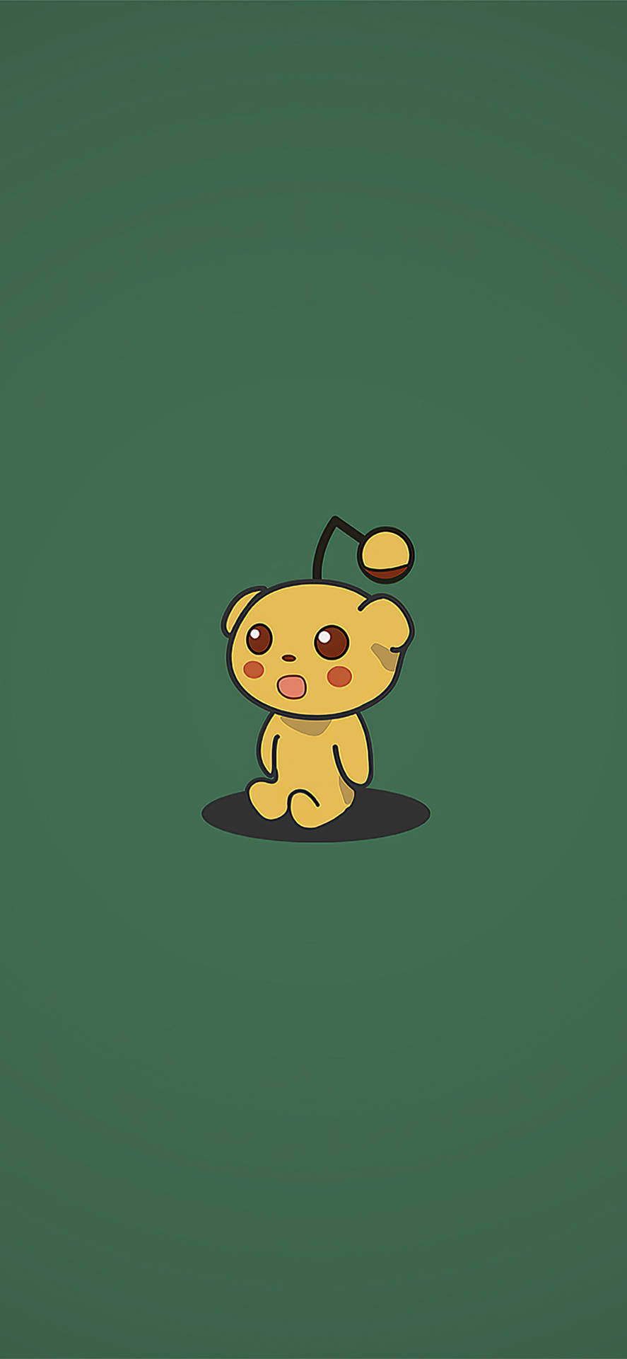 Pikachu Reddit Logo Iphone X Cartoon Background
