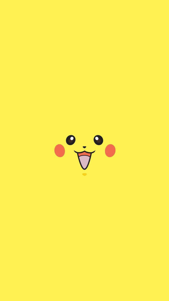 Dasgesicht Von Pikachu Für Das Iphone 6. Wallpaper
