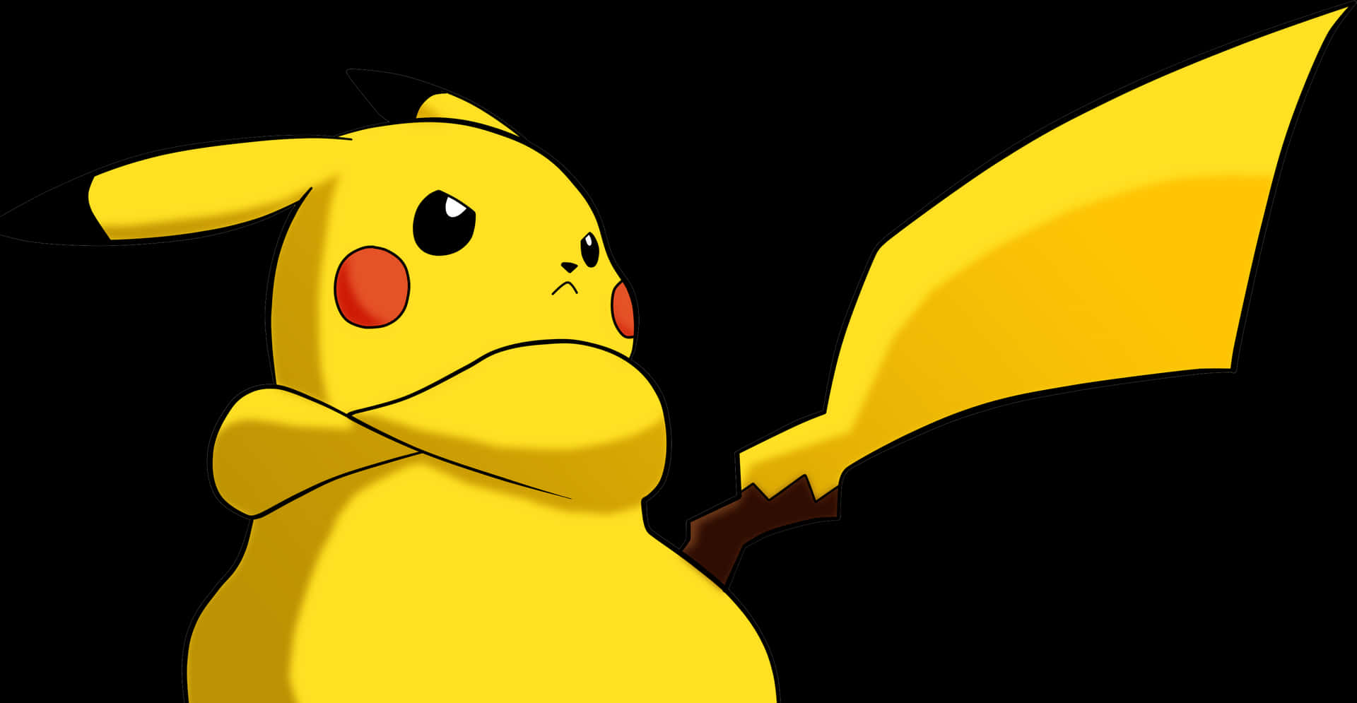 Pikachu Thunderbolt Ready PNG