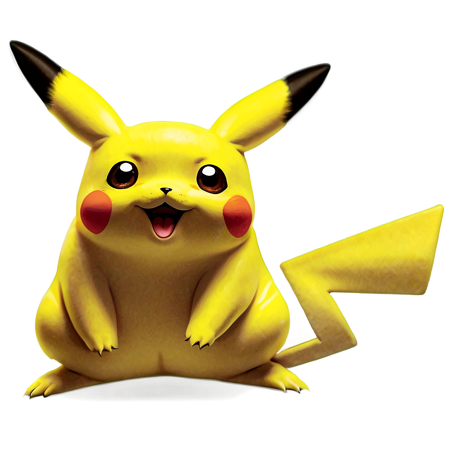 Pikachu Transparent Artwork Png 05262024 PNG