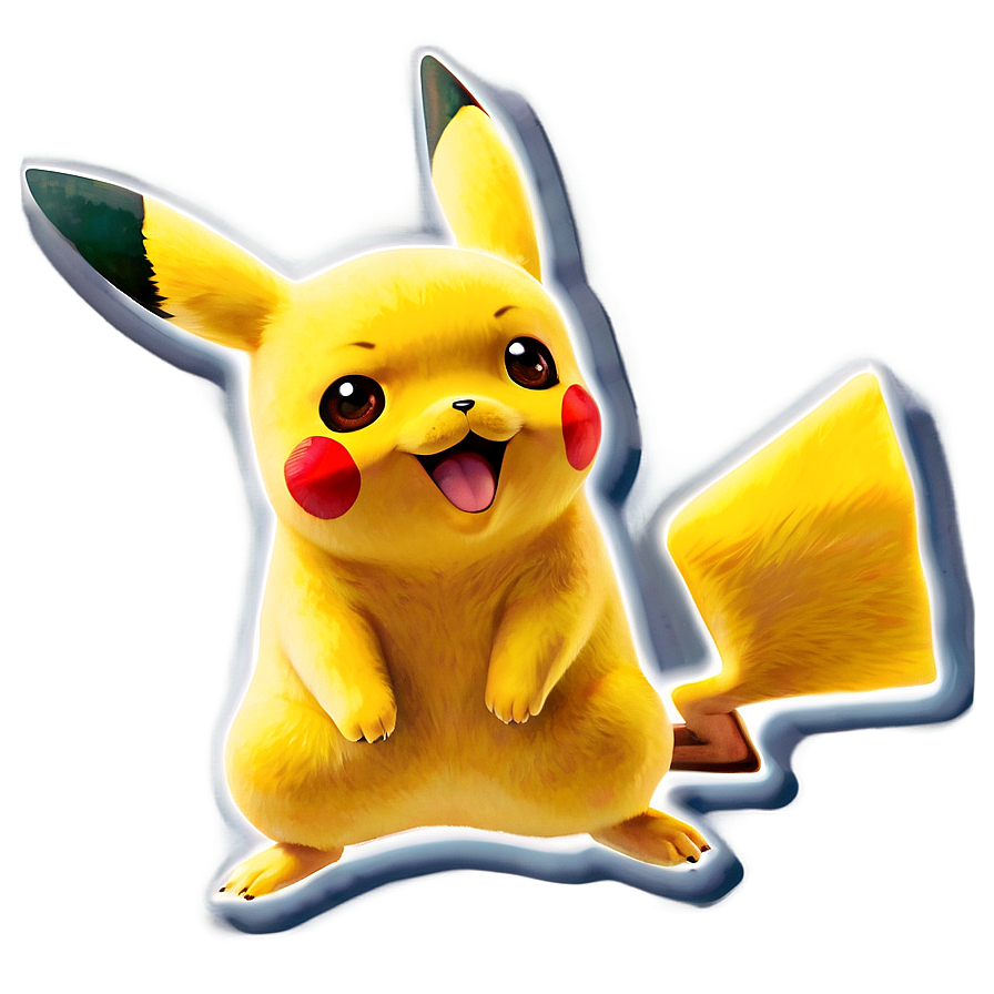 Pikachu Transparent Sticker Png Vru4 PNG