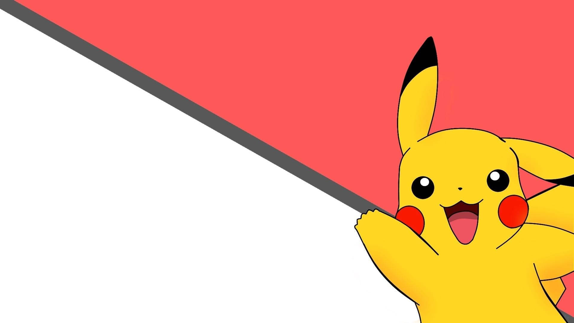 Pikachu Waving Its Hand Wallpaper