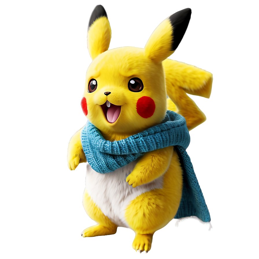 Pikachu With Scarf Png Fqb17 PNG