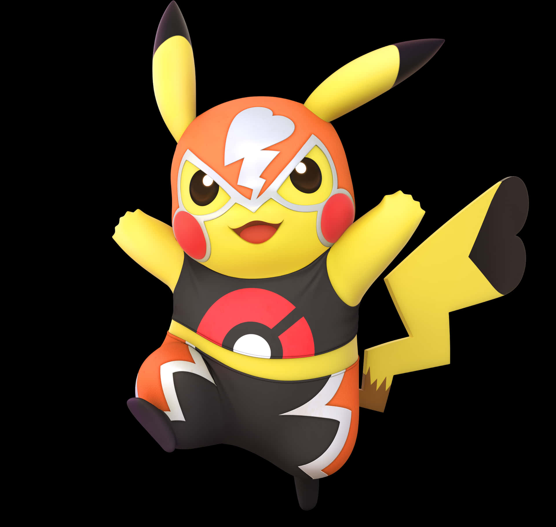 Pikachuin Superhero Costume PNG