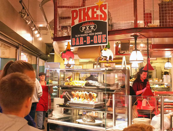 Pike Place Market Barbecue Shop Wallpaper