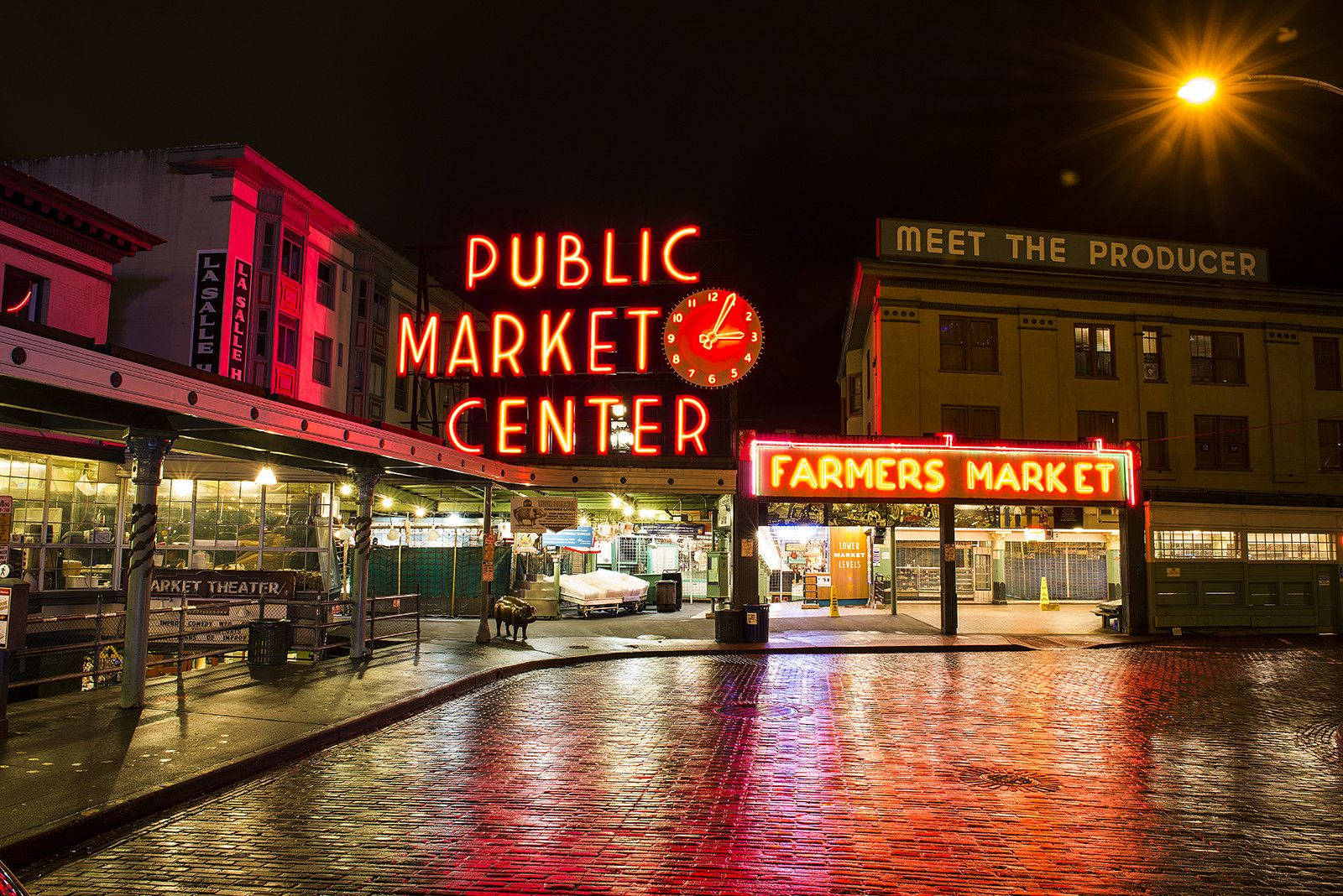 Pikeplace Market Tomt (tom) Wallpaper