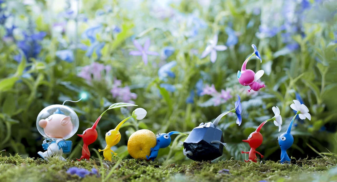 Pikmin_and_ Olimar_ Adventure Wallpaper