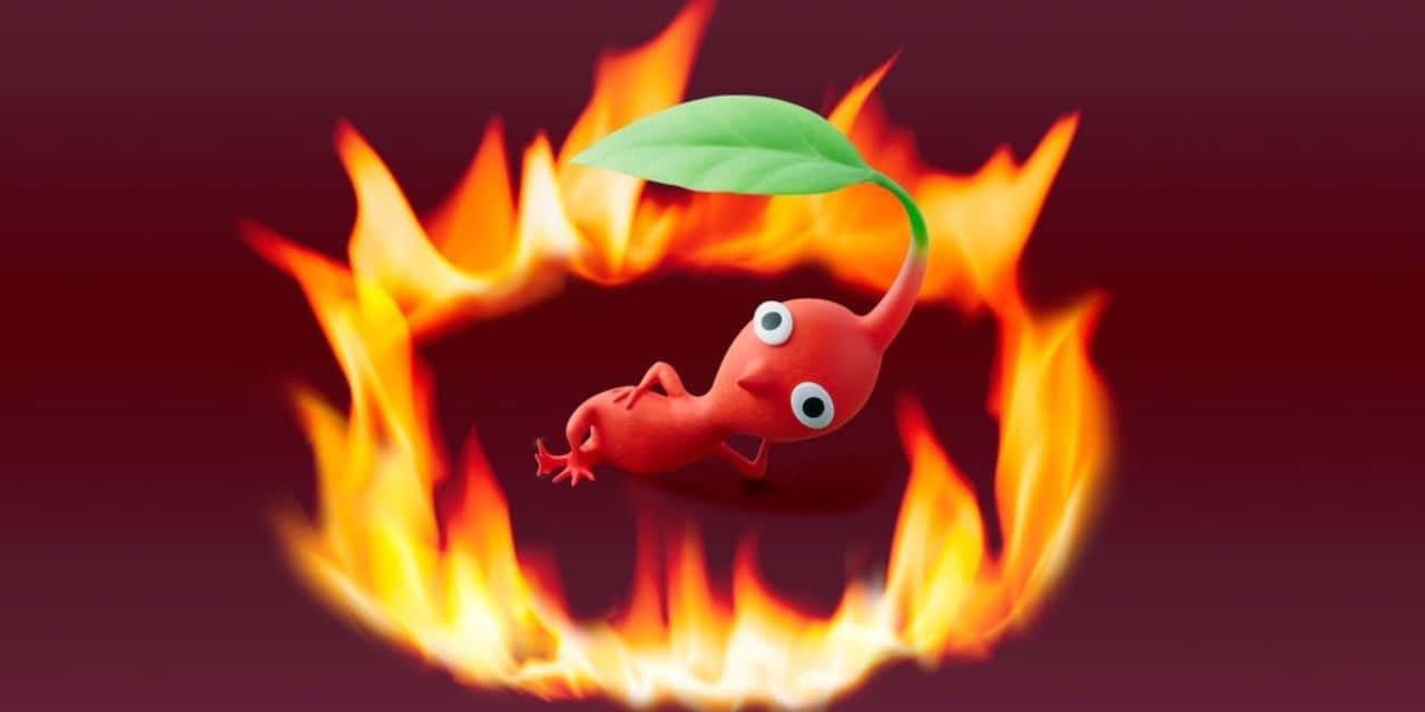 Pikmin En Flammes Fond d'écran