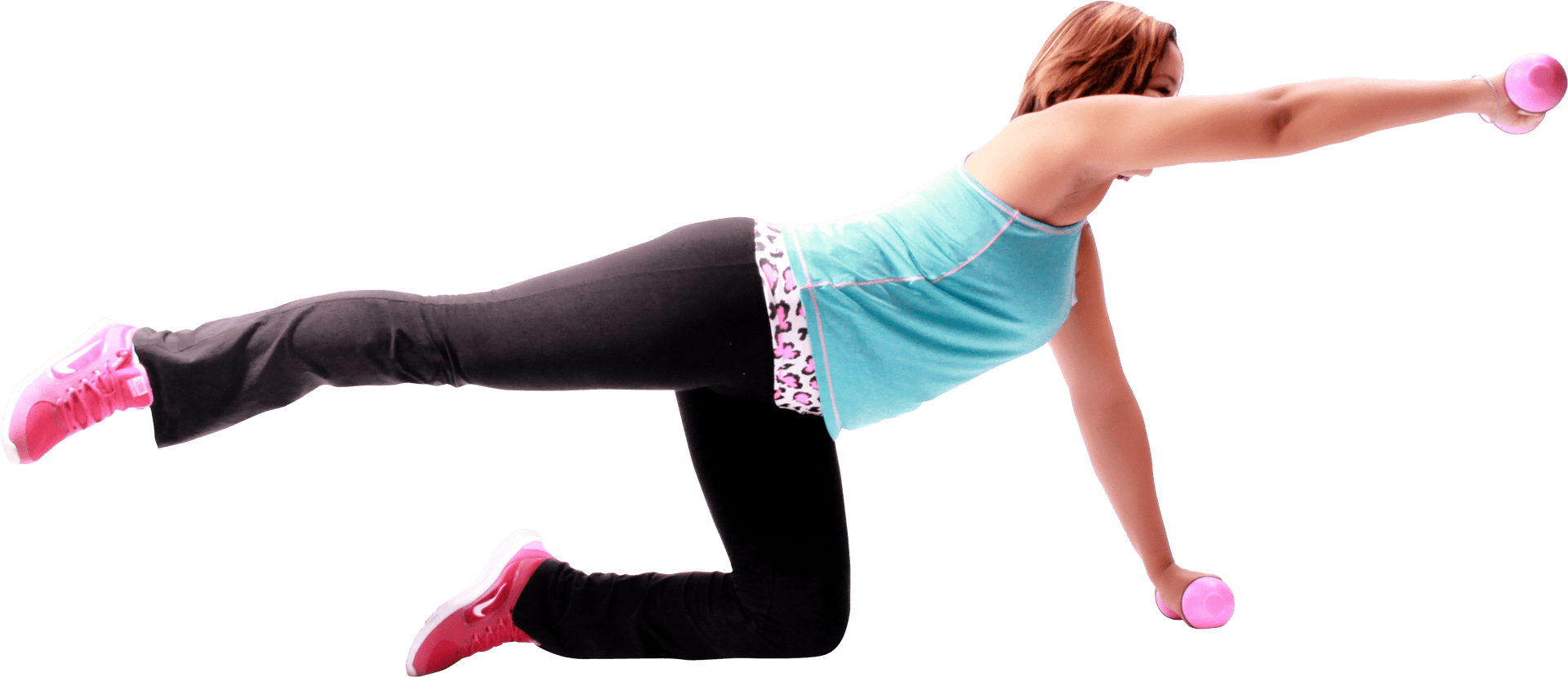 Pilates Exercisewith Dumbbells PNG