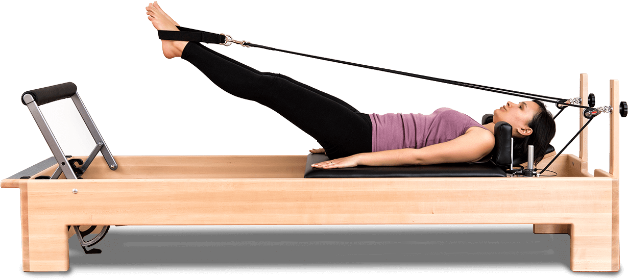 Pilates Reformer Leg Exercises PNG