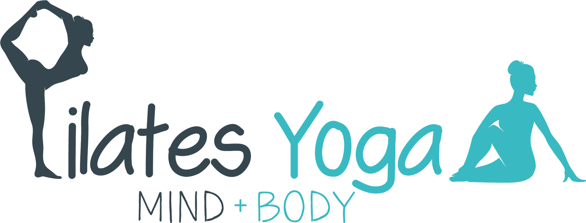 Pilates Yoga Mind Body Logo PNG