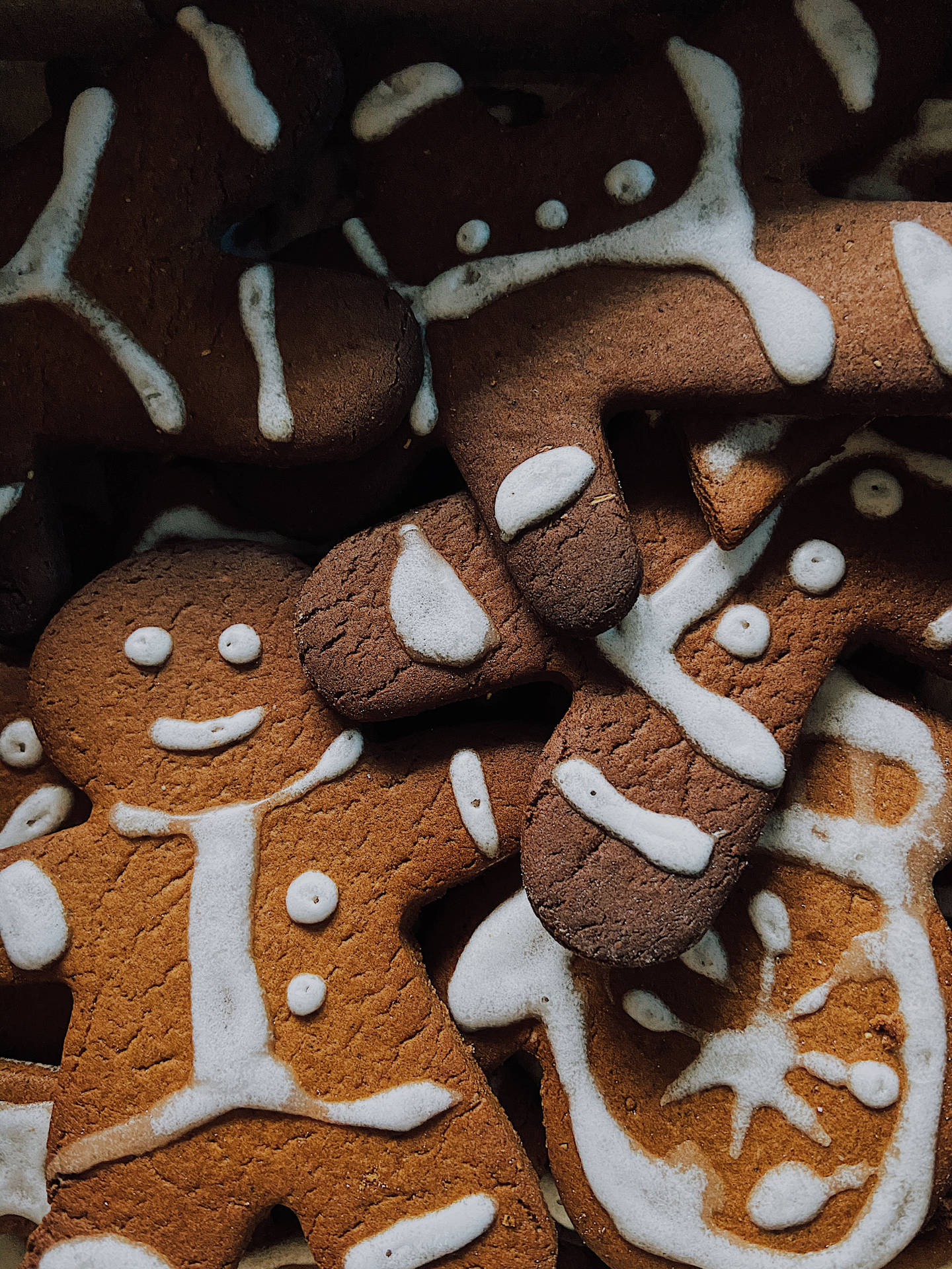 Pile Of Gingerbread Cookies Wallpaper