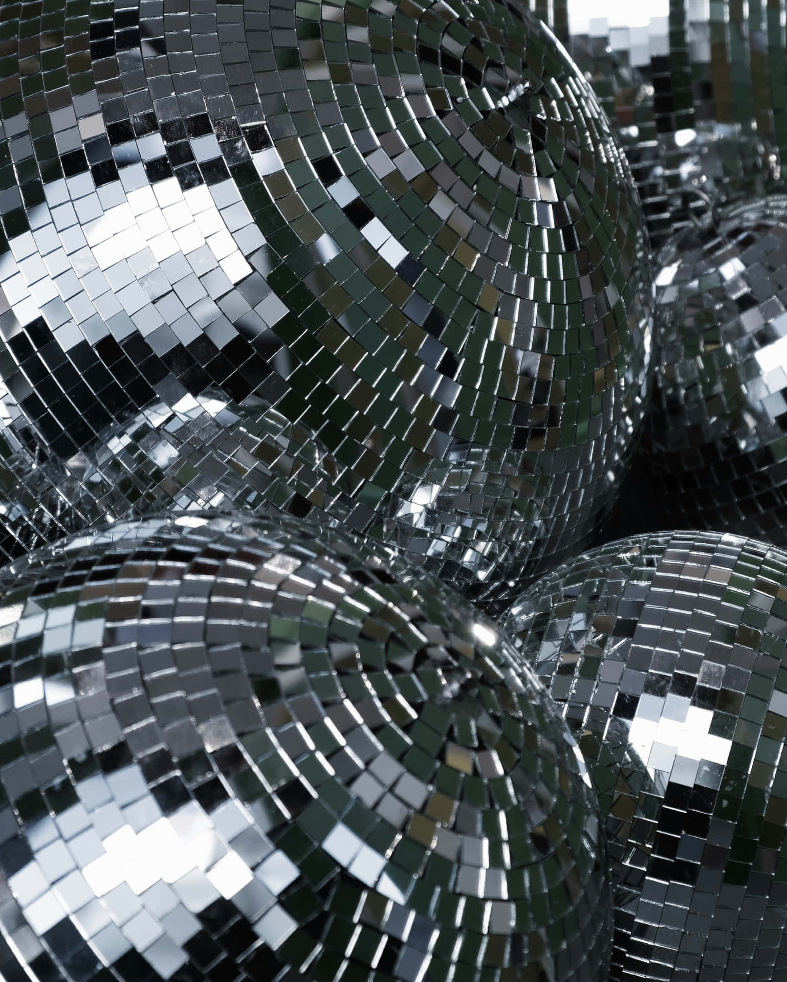 Pileof Disco Balls Wallpaper