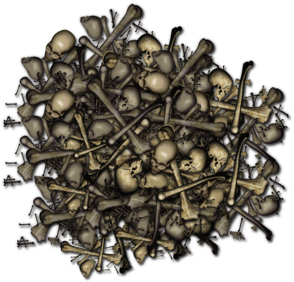 Download Pileof Human Skeleton Bones | Wallpapers.com