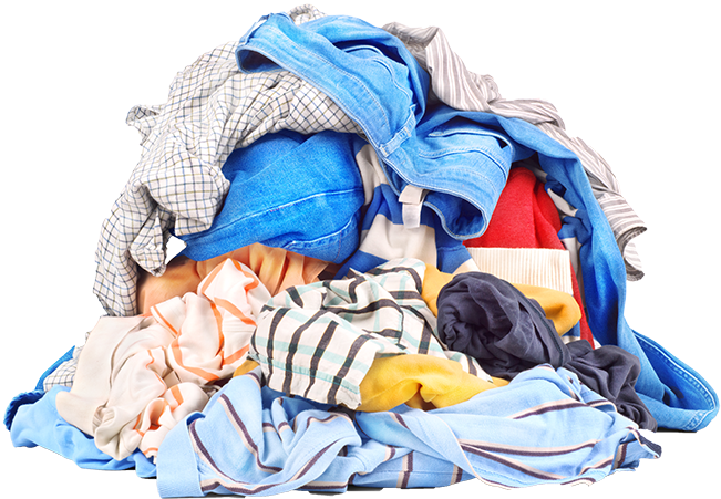 Pileof Mixed Laundry PNG