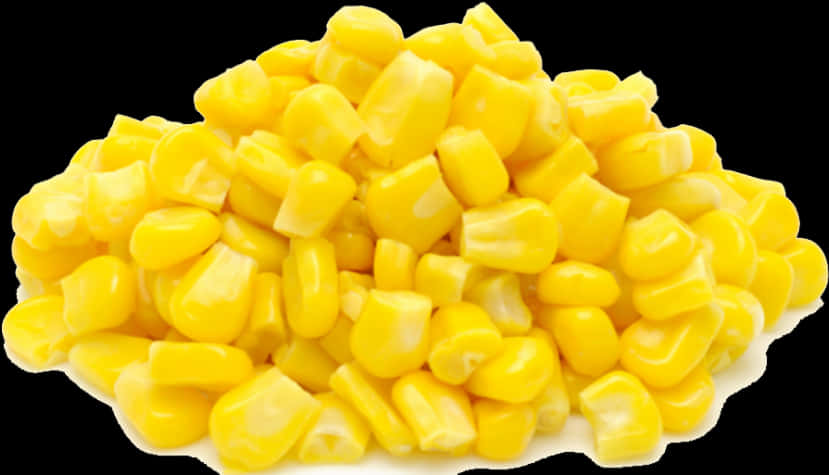 Pileof Yellow Corn Kernels PNG