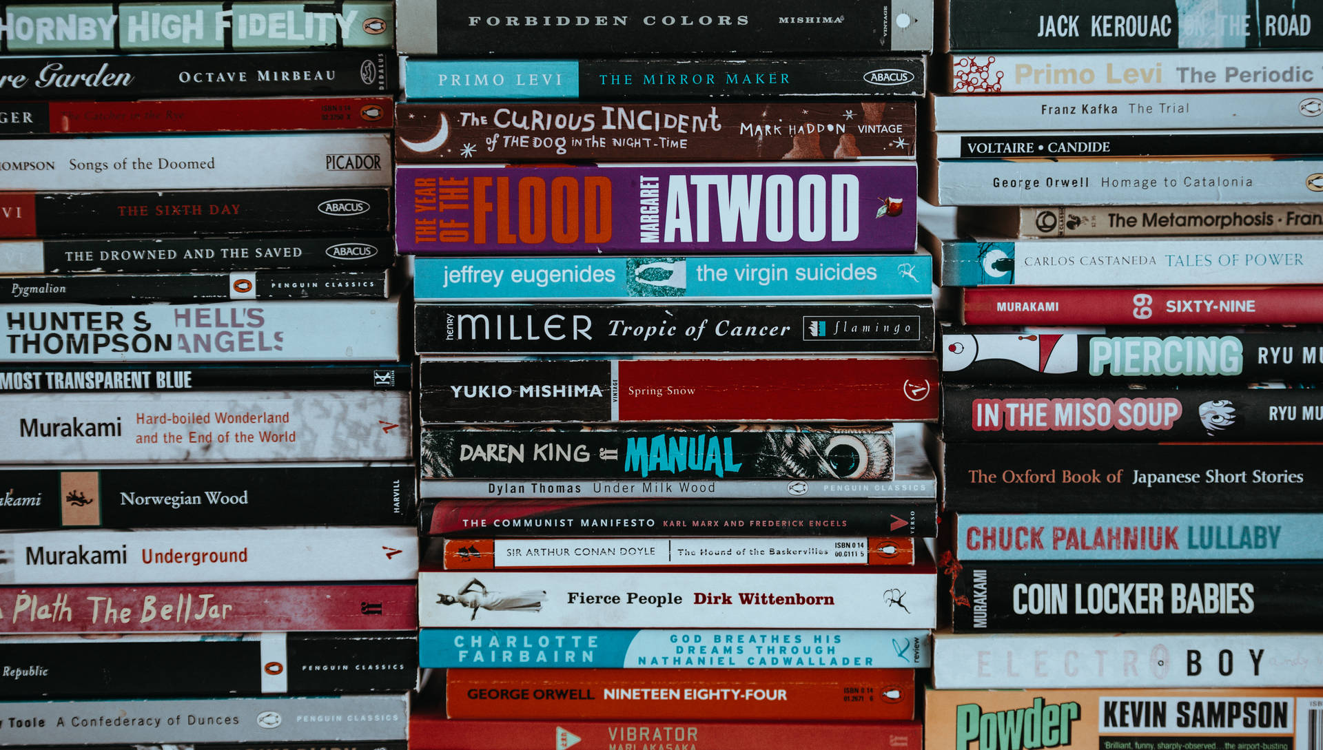 Piles Of Book Aesthetic